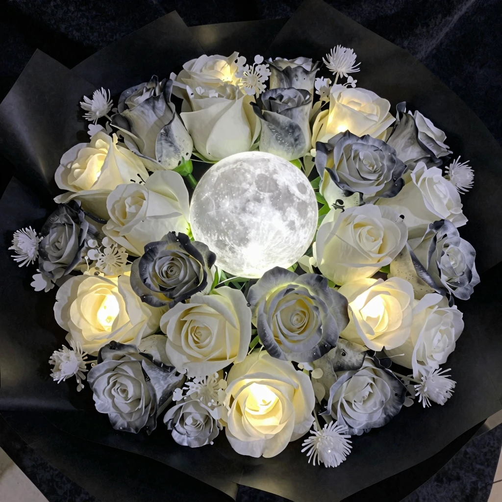 Lunar Garden arrangement by Artoacreativeie