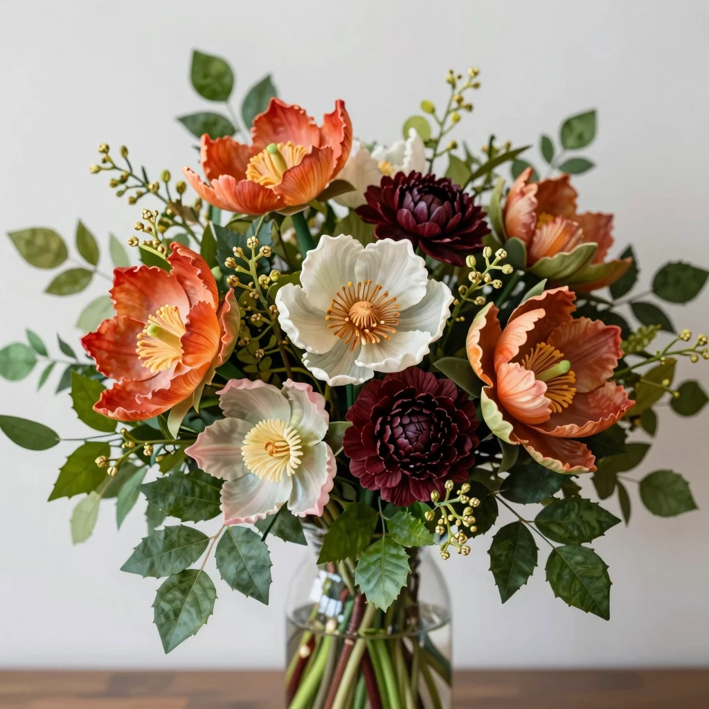 Handcrafted exclusive floral arrangement